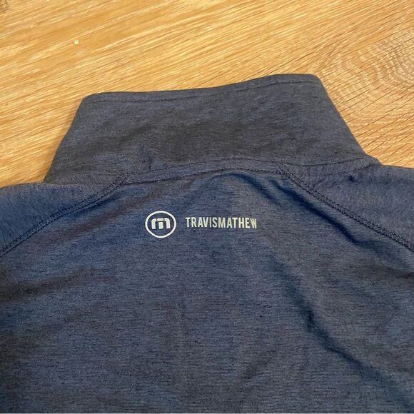 Travis Matthew Performance Quaterzip Size Medium | Golf Stretch Athletic Office - Picture 5 of 6